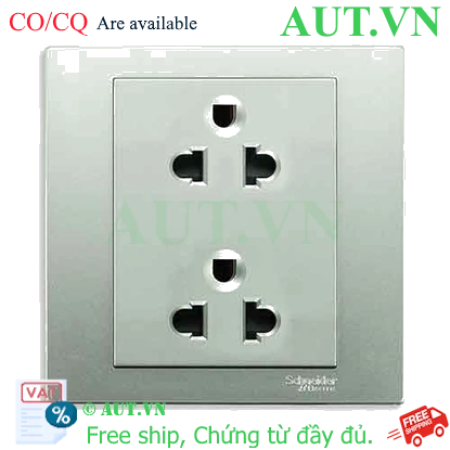 Ảnh của Ổ cắm đôi 3 chấu 16A Schneider KB426UES2_AS_G19