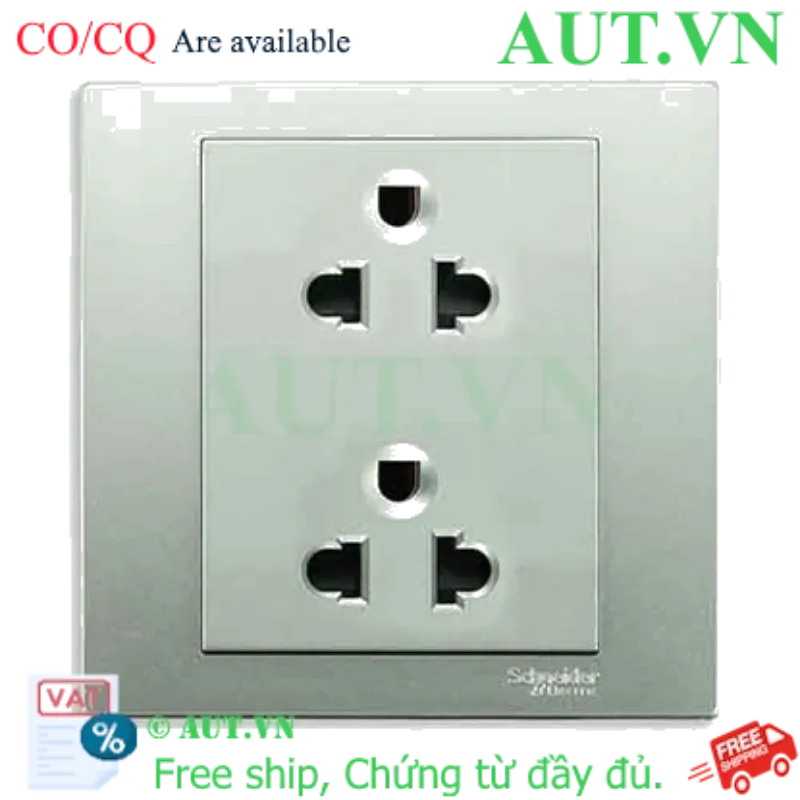 Ảnh của Ổ cắm đôi 3 chấu 16A Schneider KB426UES2_AS_G19