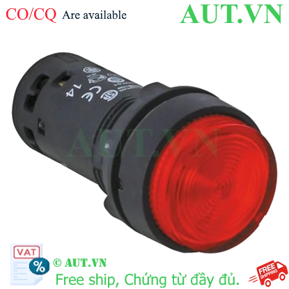 Ảnh của Nút nhấn nhả Schneider XB7NW34M1, 22mm, Đèn đỏ 220V