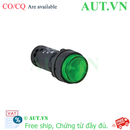 Ảnh của Nút nhấn nhả Schneider XB7NW33B1, 22mm, Đèn xanh 24V