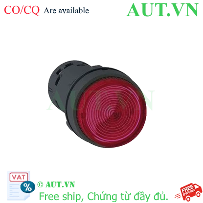 Ảnh của Nút nhấn nhả Schneider XB7NW34B2, 22mm, Đèn đỏ 24V