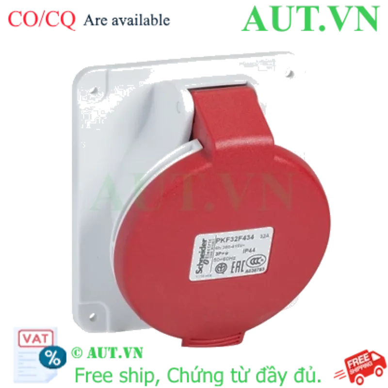 Ảnh của Ổ cắm âm Schneider PKF32F434, 32A, 3P+E, 400V