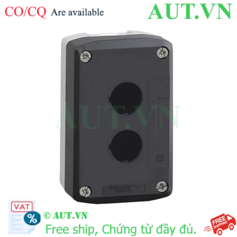 Ảnh của Hộp Nút Nhấn Schneider XALD02 - 2 Lỗ Ø22mm, Nhựa Polycarbonate Siêu Bền, Chống Nước IP65 | AUT VN