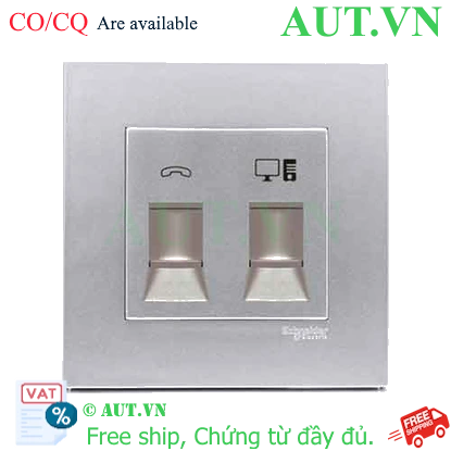 Ảnh của Ổ cắm mạng + điện thoại KB32TS_RJ5E_AS