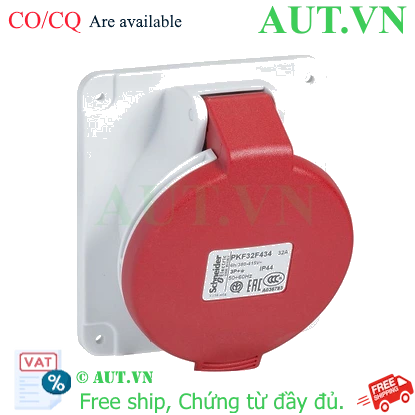 Ảnh của Ổ cắm âm Schneider PKF32F435, 32A, 4P+E, 400V