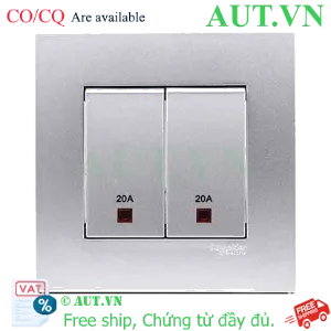 Ảnh của Công tắc đôi 2 cực 20A Schneider KB32D20NE_AS_G19
