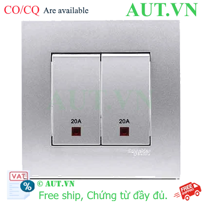 Ảnh của Công tắc đôi 2 cực 20A Schneider KB32D20NE_AS_G19