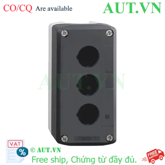 Ảnh của Hộp Nút Nhấn Schneider Harmony XALD03 - 3 Lỗ Ø22mm, Chống Nước IP65, Chống Va Đập IK08 | AUT VN