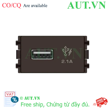 Ảnh của Ổ sạc USB 2.1A đơn size S 8431USB_BZ