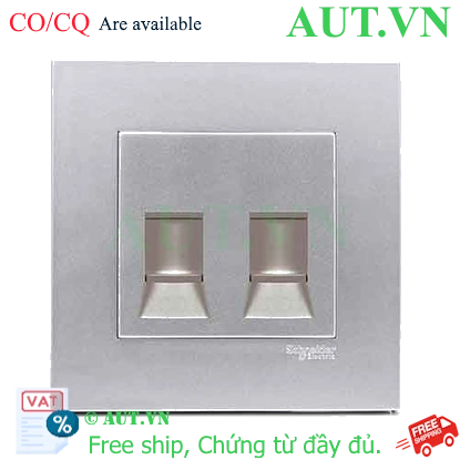 Ảnh của Ổ cắm mạng Cat6 đôi Schneider KB32RJ6_AS