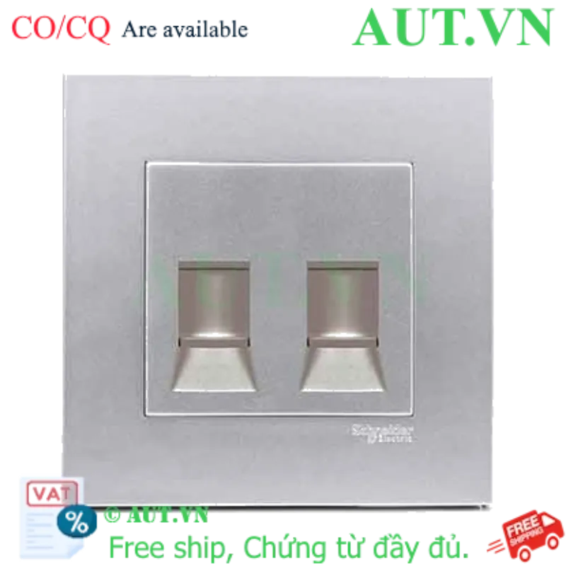 Ảnh của Ổ cắm mạng Cat6 đôi Schneider KB32RJ6_AS