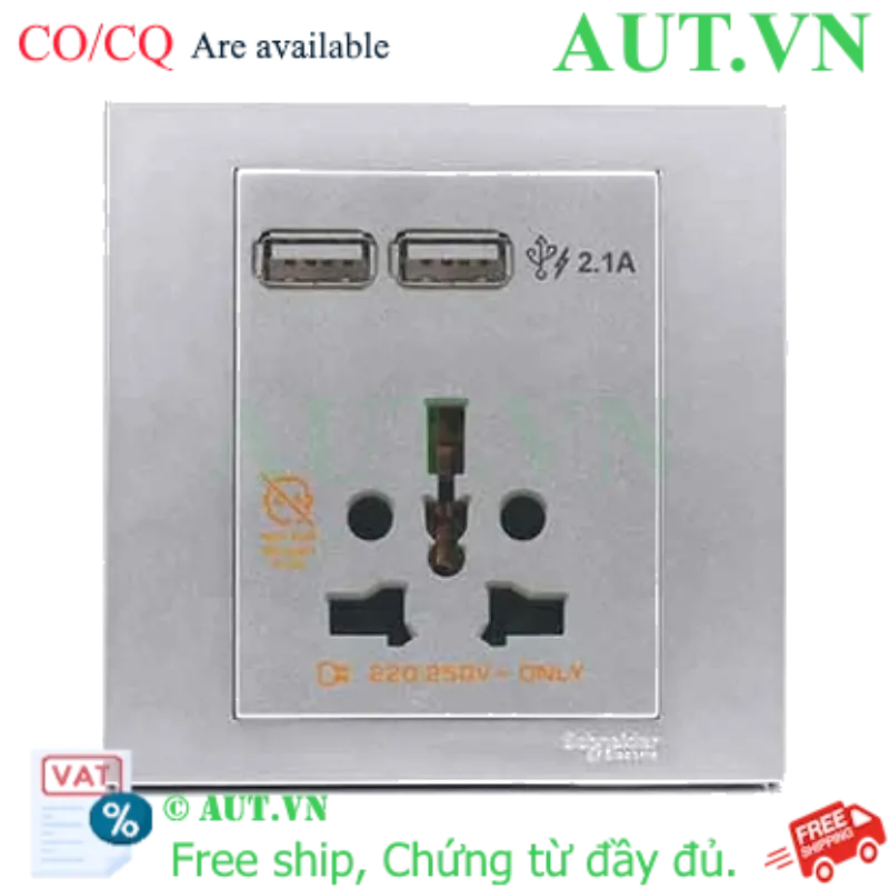 Ảnh của Ổ cắm đa năng kèm sạc USB KB42616USB_AS_G19