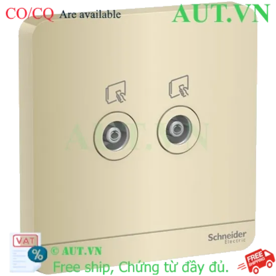 Ảnh của Ổ cắm tivi đôi Schneider E8332TV_WG_G19