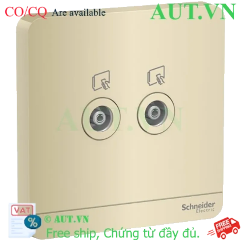 Ảnh của Ổ cắm tivi đôi Schneider E8332TV_WG_G19