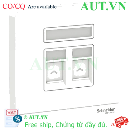 Ảnh của Ổ cắm mạng cat6 đôi Schneider E8332RJS6_WE_G19