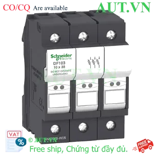 Ảnh của Đế Cầu Chì Schneider DF103 3P 32A | Chuẩn 10x38mm, Lắp Ray DIN, Chính Hãng AUT VN