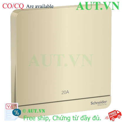 Ảnh của Công tắc đơn 2 cực 20A Schneider E8331D20N_WG_G19