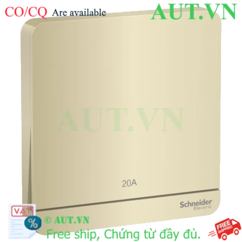 Ảnh của Công tắc đơn 2 cực 20A Schneider E8331D20N_WG_G19