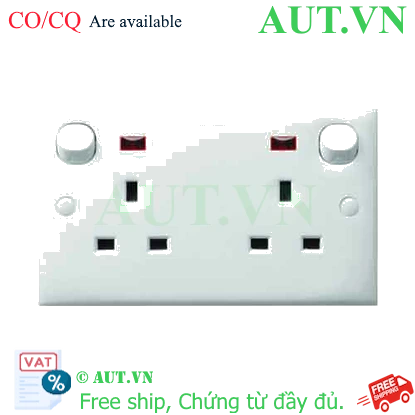 Ảnh của Ổ cắm công tắc có đèn báo E25N-WE-G19