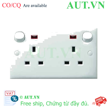 Ảnh của Ổ cắm công tắc có đèn báo E25N-WE-G19