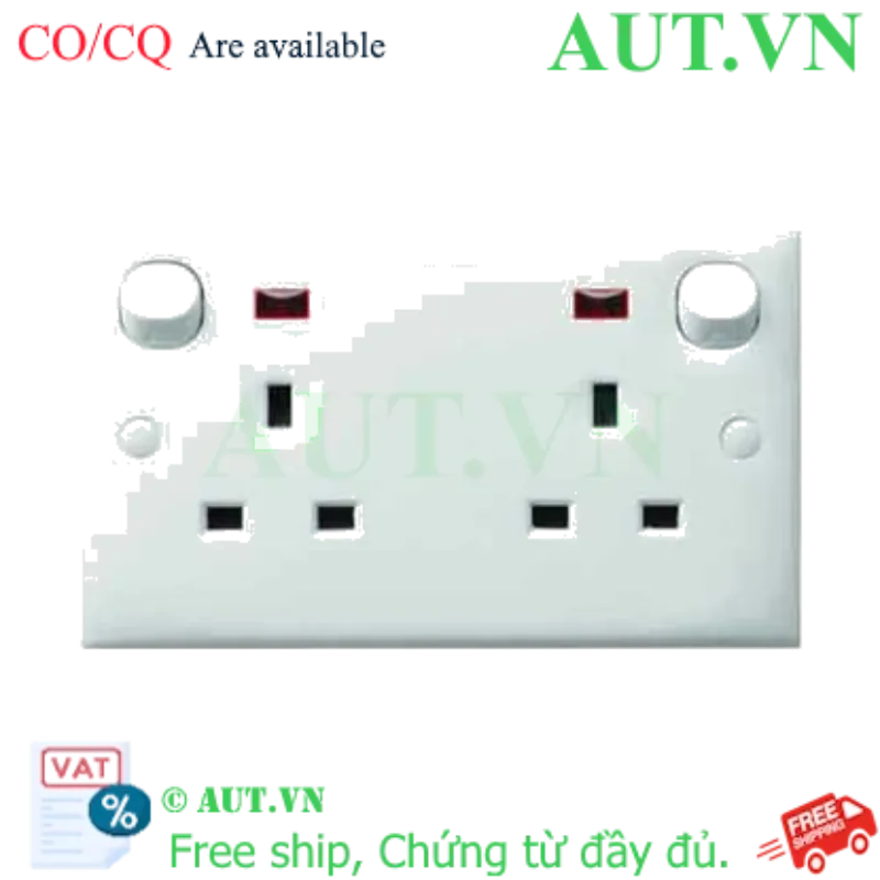 Ảnh của Ổ cắm công tắc có đèn báo E25N-WE-G19