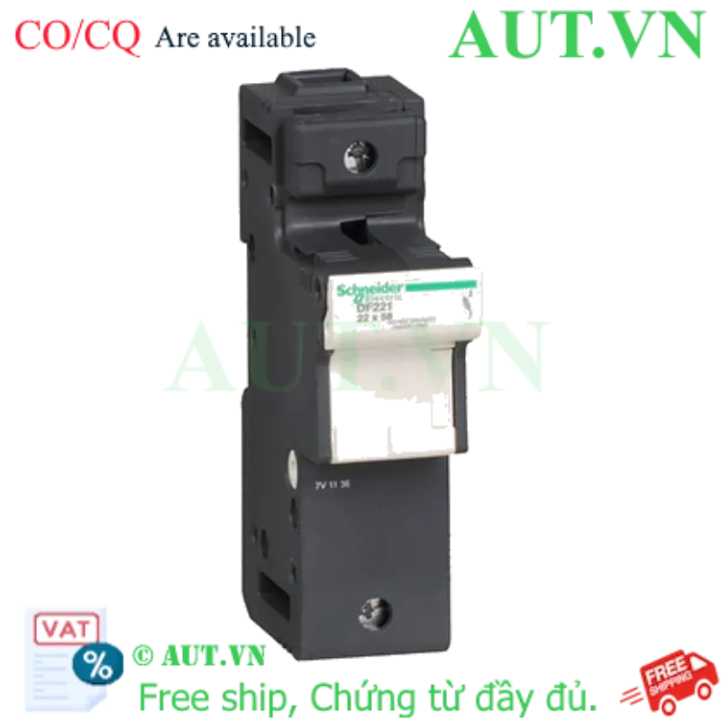 Ảnh của Đế Cầu Chì Schneider DF221 - 125A, 690VAC, Chuẩn 22x58mm (Lắp Ray DIN)