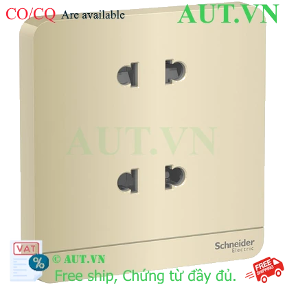 Ảnh của Ổ cắm đôi đa năng 16A Schneider E83426U2_WG_G19