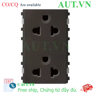Ảnh của Ổ cắm đôi 3 chấu Schneider 84426LUES2_BZ_G19