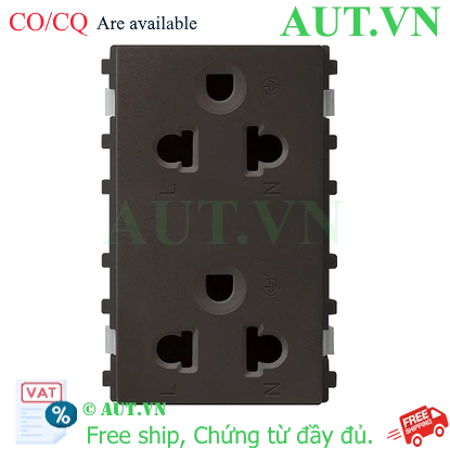 Ảnh của Ổ cắm đôi 3 chấu Schneider 84426LUES2_BZ_G19