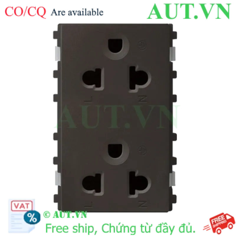 Ảnh của Ổ cắm đôi 3 chấu Schneider 84426LUES2_BZ_G19