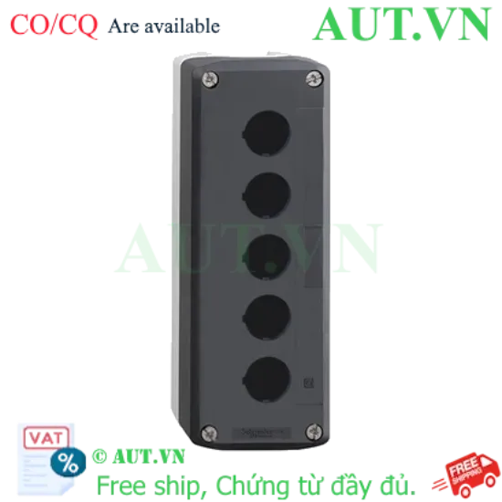 Ảnh của Vỏ Tủ Điều Khiển Nút Nhấn Schneider XALD05 - 5 Lỗ Ø22.5mm, Nhựa PC Siêu Bền, Chống Nước IP65 | AUT VN