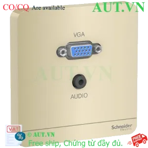 Ảnh của Ổ cắm VGA & mini audio Schneider E8332HD15PH_WG_G19