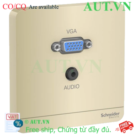 Ảnh của Ổ cắm VGA & mini audio Schneider E8332HD15PH_WG_G19