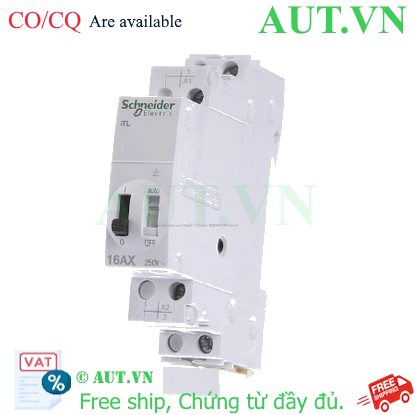 Ảnh của Rờ le xung Schneider A9C30812 16A 2NO Coil 110V-220V
