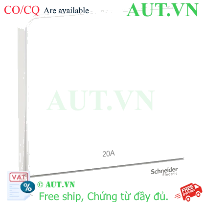 Ảnh của Công tắc đơn 2 cực 20A Schneider E8331D20N_WE_G19