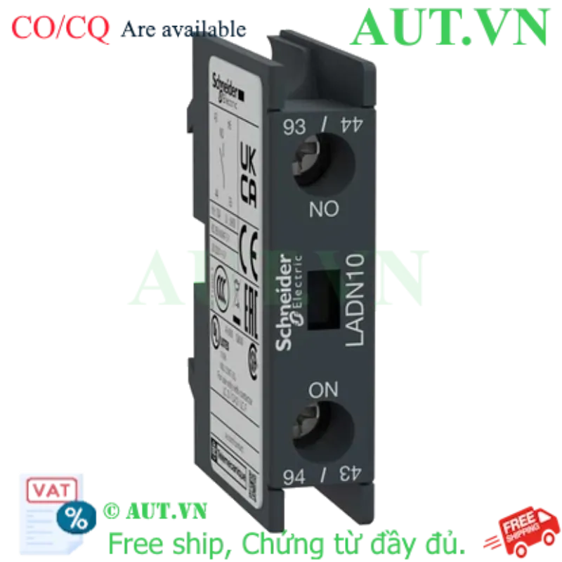 Ảnh của Tiếp điểm phụ Schneider LADN10 (1NO) 10A - Lắp mặt trước TeSys D | AUT VN