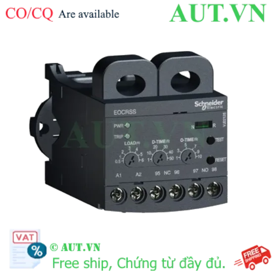 Ảnh của Rơ le điện tử Schneider EOCRSS-05W (380-440V) - Bảo vệ Quá tải, Mất pha, Kẹt Rotor