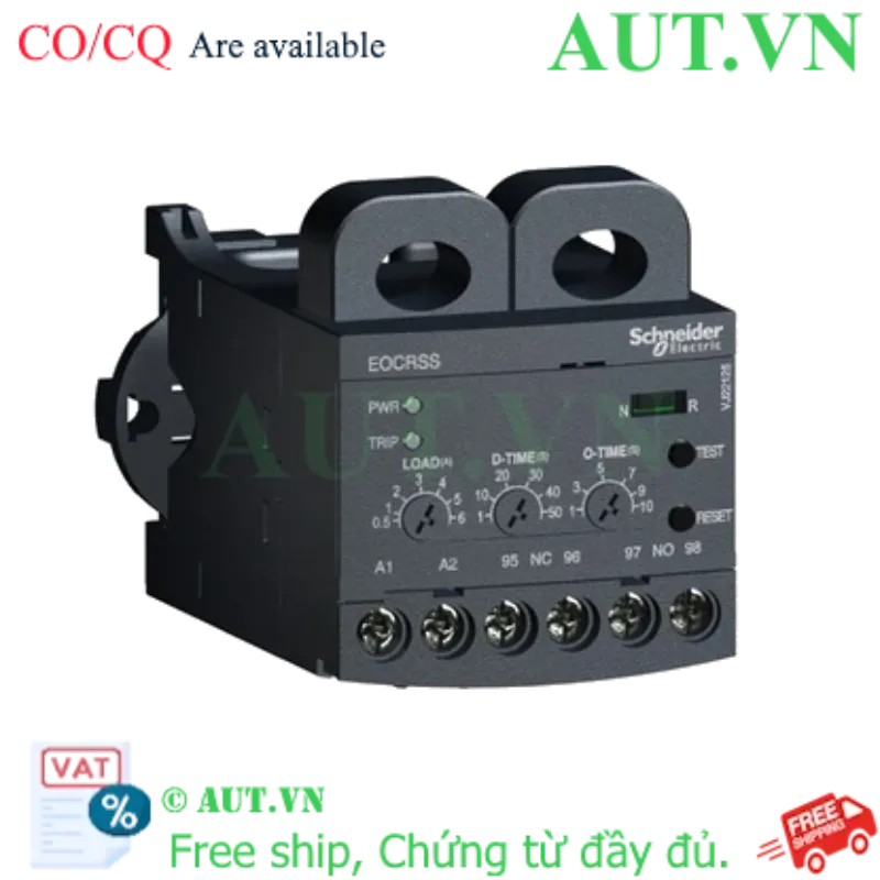 Ảnh của Rơ le điện tử EOCR Schneider EOCRSS-30W | Bảo vệ động cơ 3 pha (3-30A) | Màn hình LED trực quan