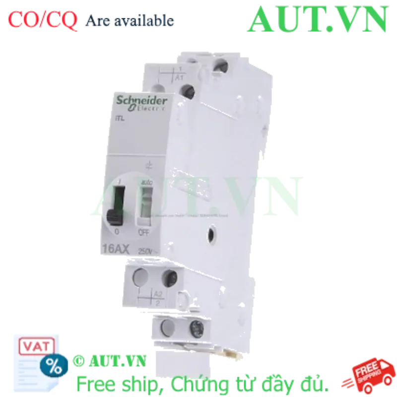 Ảnh của Rờ le xung Schneider A9C30811 16A 1NO Coil 110VDC