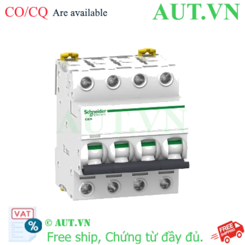 Ảnh của MCB Schneider A9F74406 6A 6kA 4P