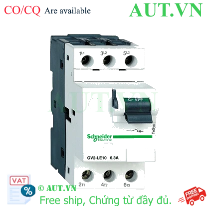 Ảnh của CB bảo vệ động cơ Schneider GV2LE14 10A 3kW