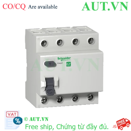 Ảnh của CB chống rò Schneider EZ9R64463 63A 300mA 4P