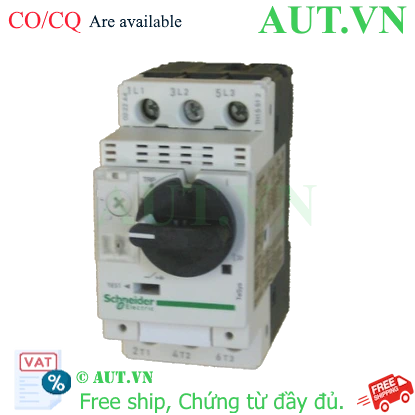 Ảnh của CB bảo vệ động cơ Schneider GV2P02 (0.16-0.25A) 0.06kW