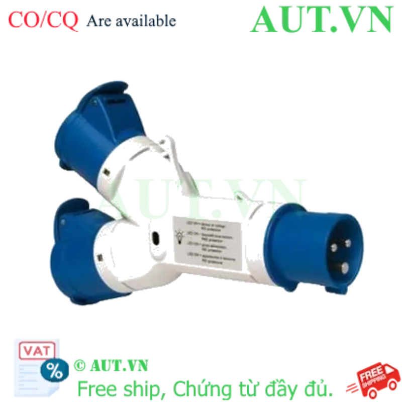 Ảnh của Ổ nối 2 ngả Schneider PKZM403, 16A, 2P+E, 230V