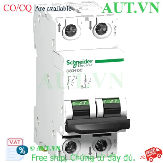 Ảnh của MCB DC Schneider A9N61533 25A 500VDC 2P