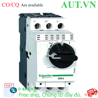Ảnh của CB bảo vệ động cơ Schneider GV2L06 1.6A 0.55kW