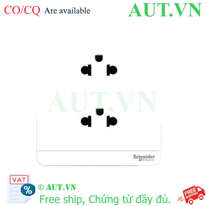 Ảnh của Ổ cắm đôi ba chấu 16A Schneider E83426UES2_WE_G19