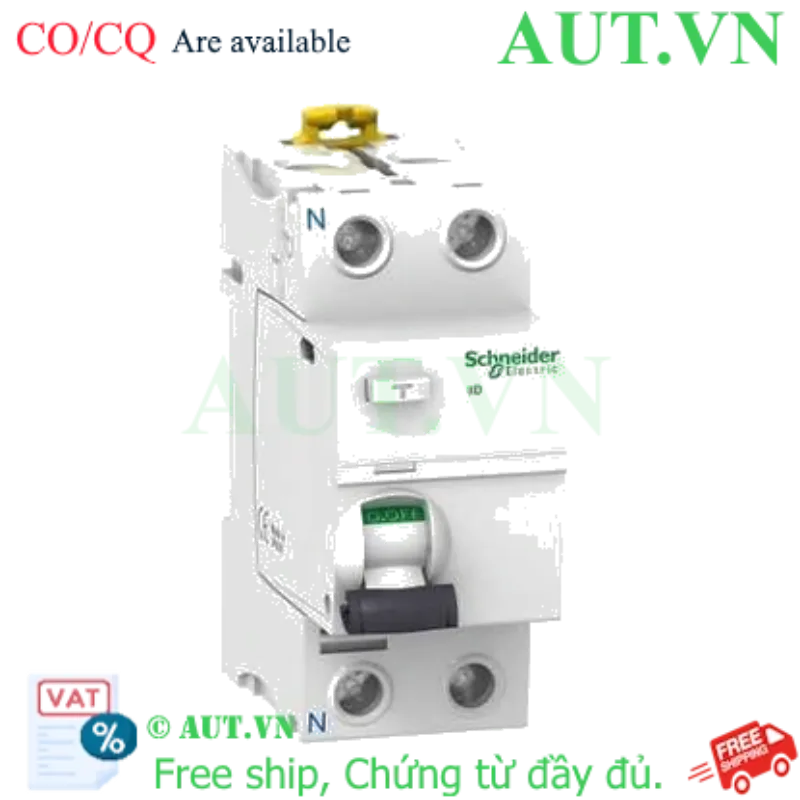 Ảnh của CB chống rò Schneider A9R74263 63A 300mA 2P