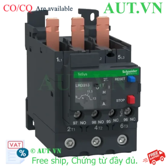 Ảnh của Rơ le nhiệt Schneider LRD313 (9-13A)