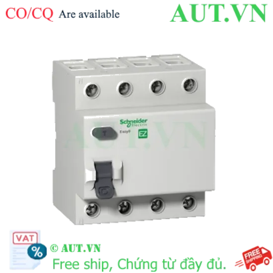 Ảnh của CB chống rò Schneider EZ9R34463 63A 30mA 4P